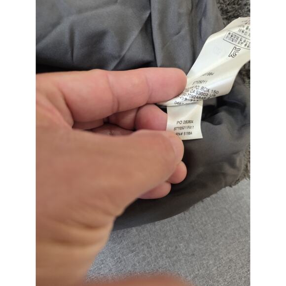 Patagonia Los Gatos Full Zip Sherpa Fleece Jacket Gray Womens Size M Fuzzy - Picture 5 of 8